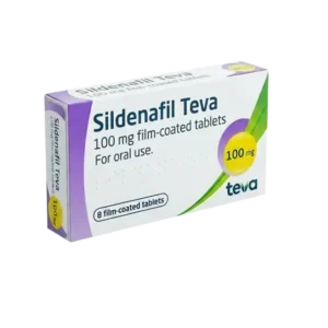 אריזת Sildenafil Teva 100 mg - סילדנאפיל טבע 100 מ״ג